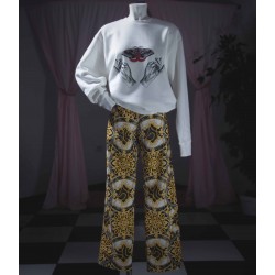 pantalón estampado barroco