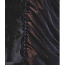 Falda fruncida tornasol