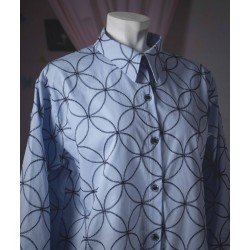 Camisa bordada círculos