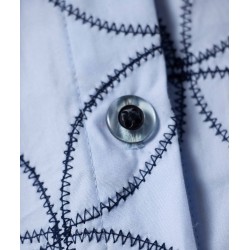 Camisa bordada círculos