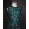 Vestido verde de encaje