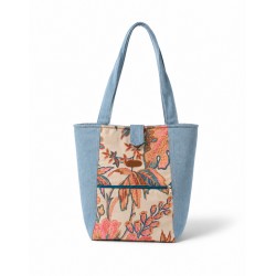 bolso vaquero flores