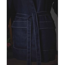 chaqueta cruzada vaquera