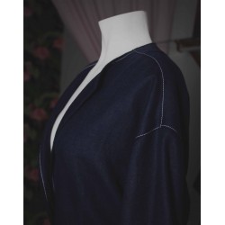 chaqueta cruzada vaquera