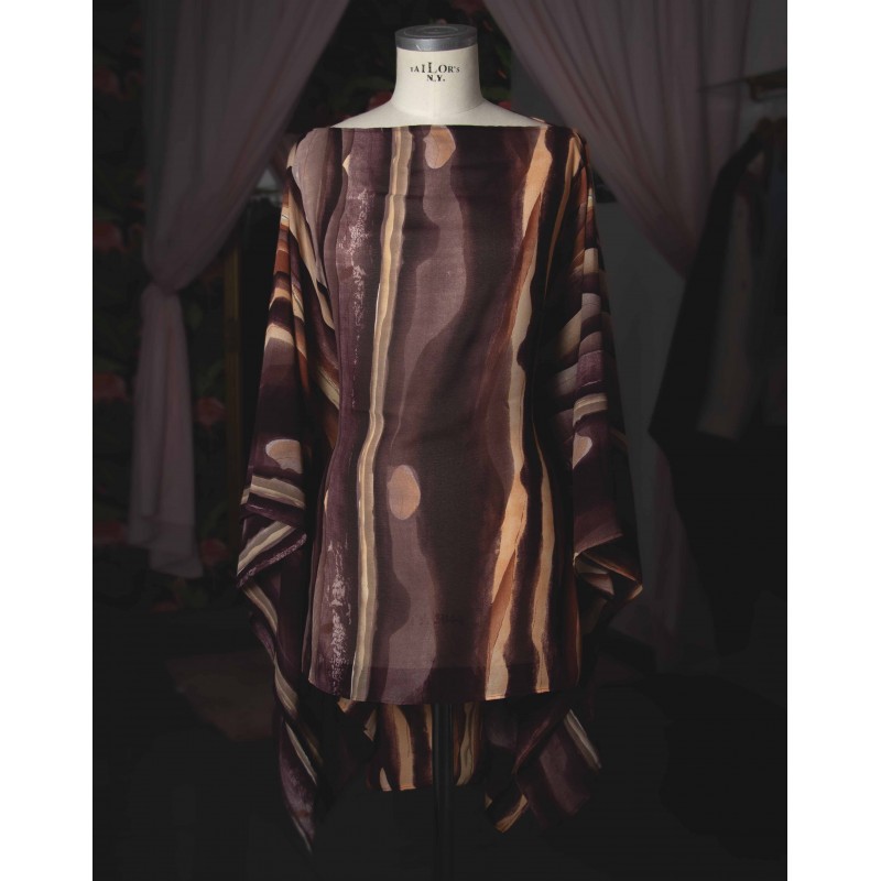 Blusa multitalla marrón