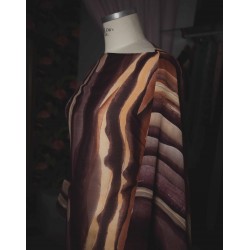Blusa multitalla marrón