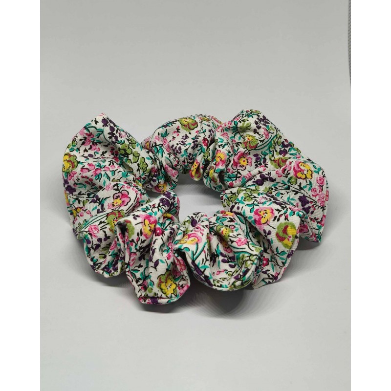 scrunchie de flores