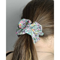 scrunchie de flores