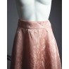 falda jacquard fruncida
