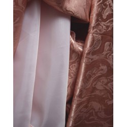 falda jacquard fruncida