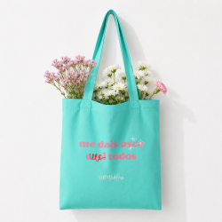 Tote de algodón "me dais...
