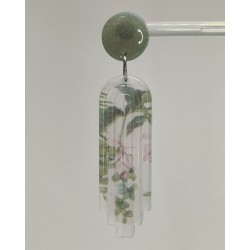 pendientes verde