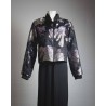 chaqueta de jacquard flores