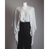 blusa blanco roto con lazos