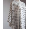 blusa blanco roto con lazos