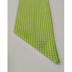 pañuelo vichy verde fluor