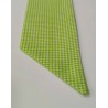pañuelo vichy verde fluor