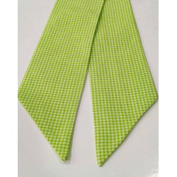 pañuelo vichy verde fluor
