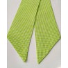 pañuelo vichy verde fluor
