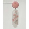 pendientes flores rojas
