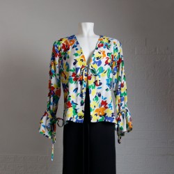 Blusa floreada