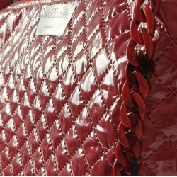 bolso charol rojo