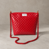 bolso charol rojo