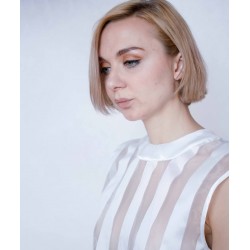 Blusa de rayas sin mangas