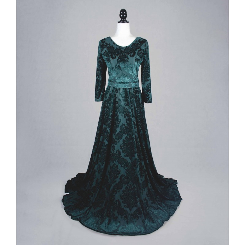 Conjunto verde brocado