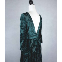 Conjunto verde brocado