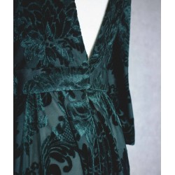 Conjunto verde brocado