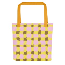 Tote bag "a cuadros"
