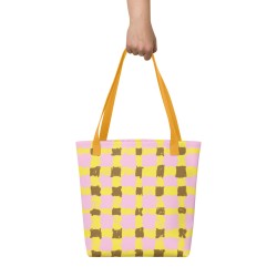 Tote bag "a cuadros"
